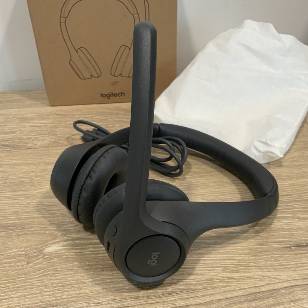 Logitech Zone 301 Wireless Bluetooth Headset w/ Noise-Canceling Mic - Graphite