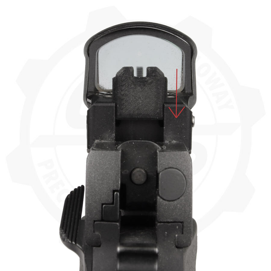 Rear Sight Insert for Delta Point Pro by Galloway Precision