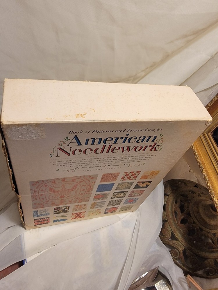 American Needlework 1963 Box of Patterns & Instructions Foldout Templates
