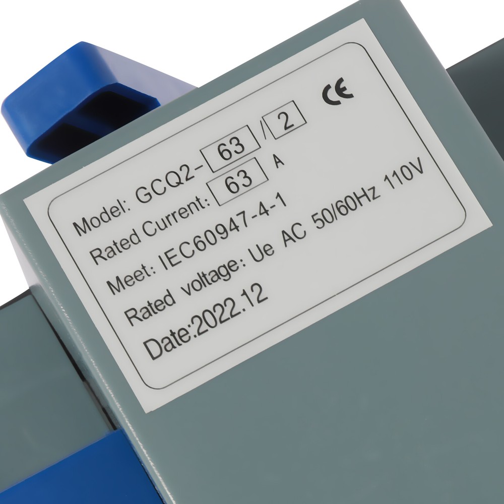 2P Switch Automatic Dual Power Mini Transfer Switch Conversion Switch Self Cast