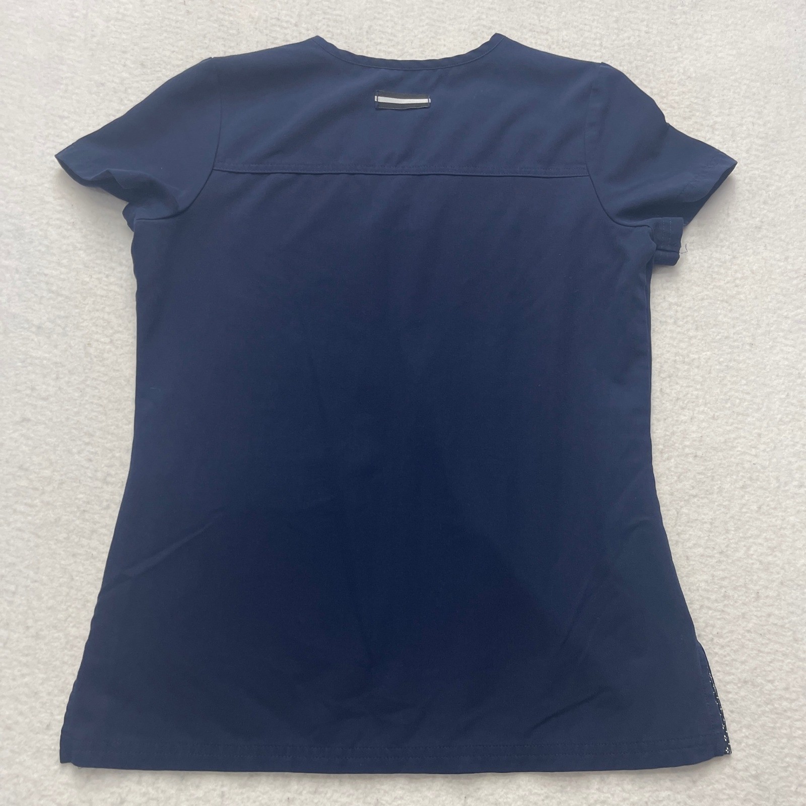 Beyond Scrubs Scrub Set Womens XS Navy Blue Jogger Pants V-Neck Top Uniform