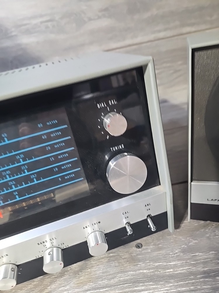 Lafayette HA-800B Solid State Communications Receiver W/ HE- 48C Speaker Tested