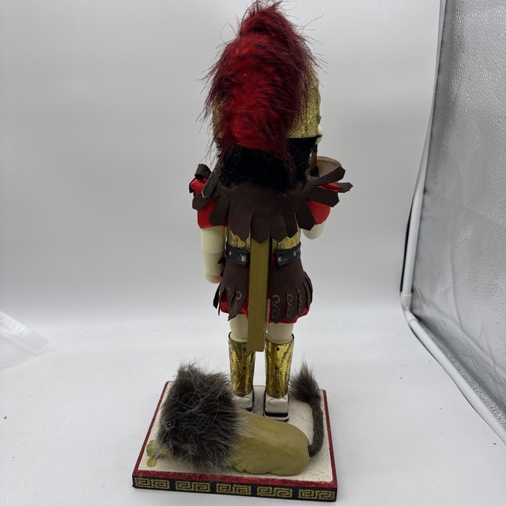 Gladiator & Lion Nutcracker 15” 2007 Bombay Company