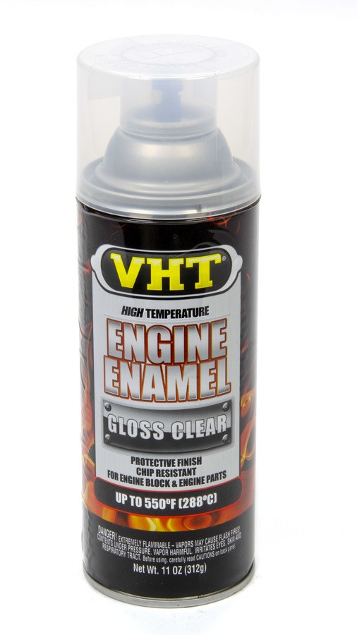 VHT SP145 Engine Enamel 11 fl. oz. Gloss Clear Can