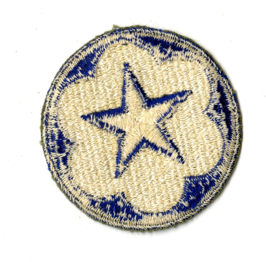 Army Service Forces Training Center Units White Back Patch WWII Vintage