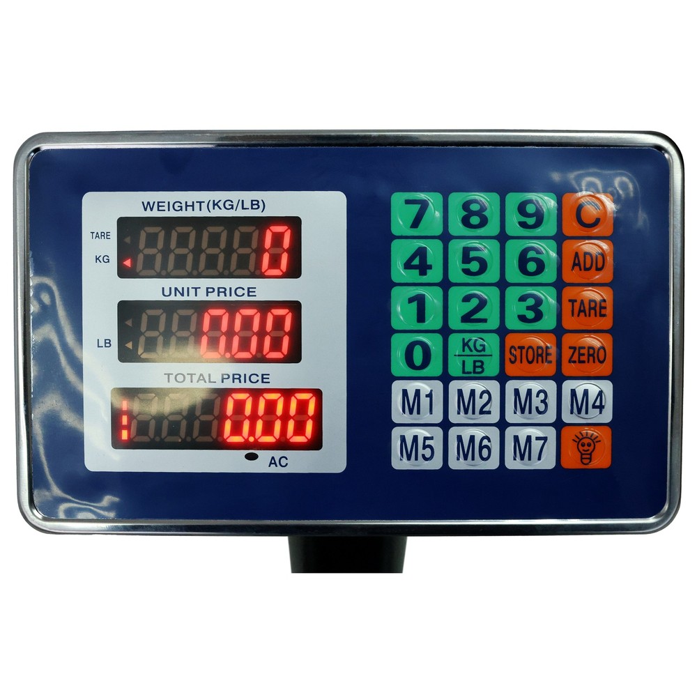 660lbs Weight Computing Digital Scale Floor Platform Scale,0.1 lbs Accuracy