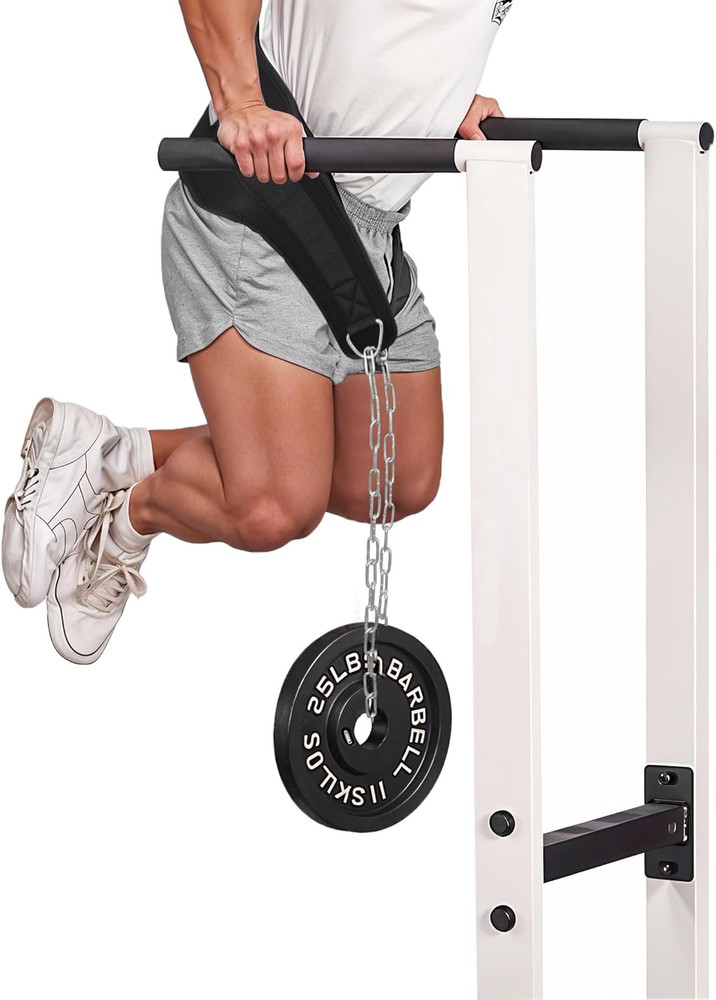 Dip Belt with Chain for Weight Lifting Optimal for Pull Ups Dips Squats Workout