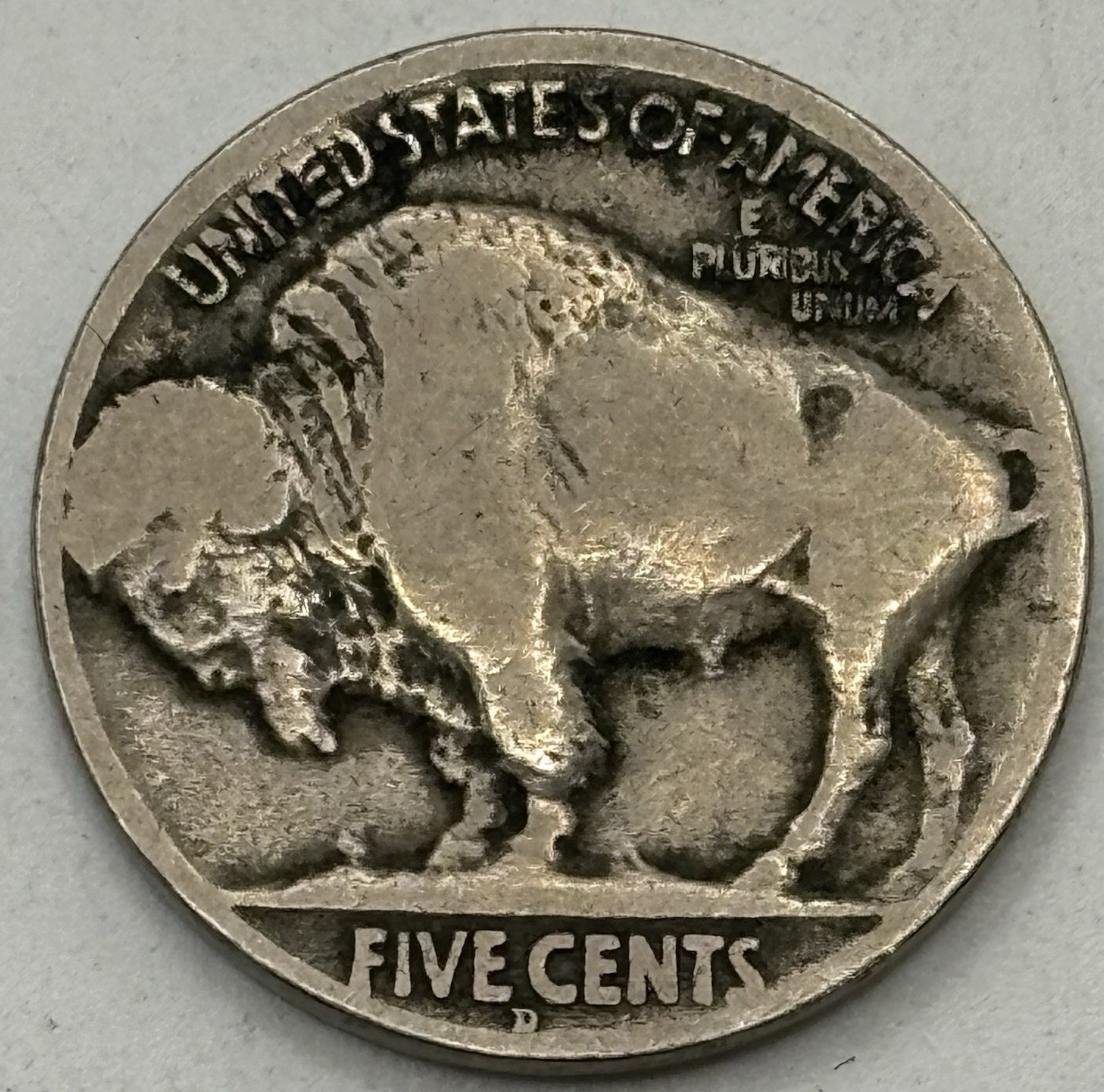 1917-D Buffalo Nickel Good X-619