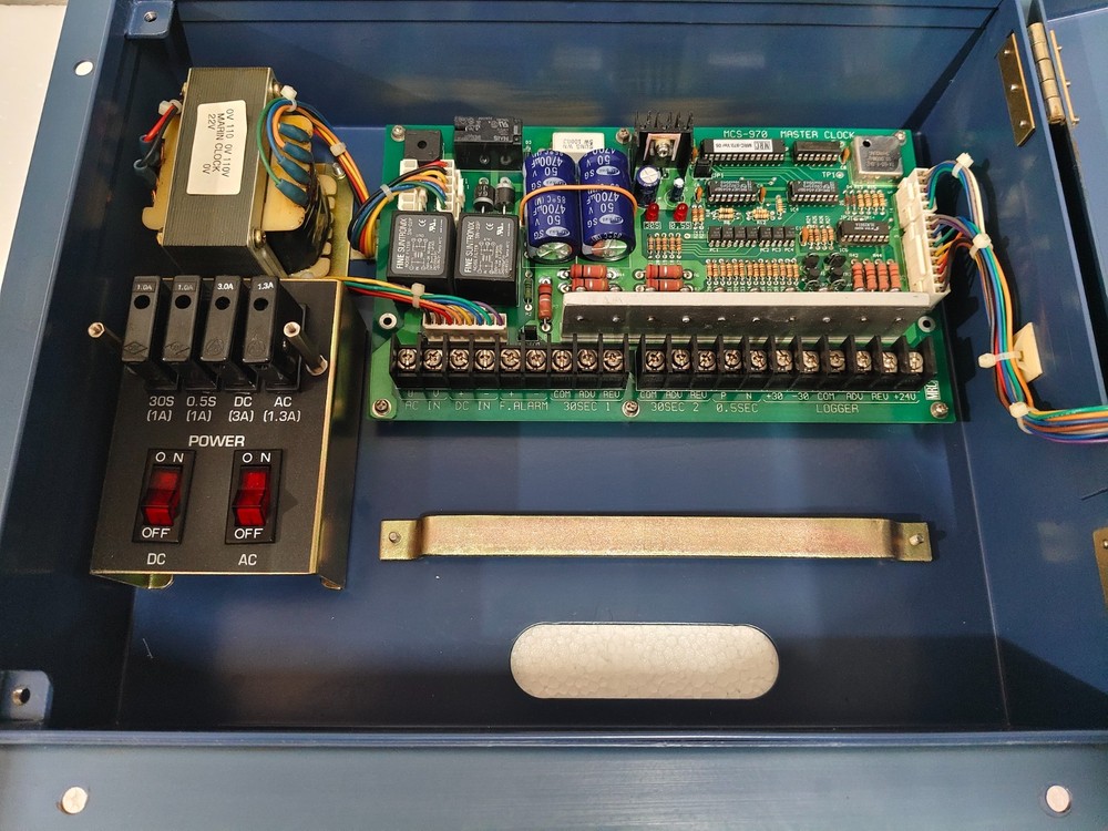MRC Marine Master Clock MCS-970 Ship Bridge Time Controller System