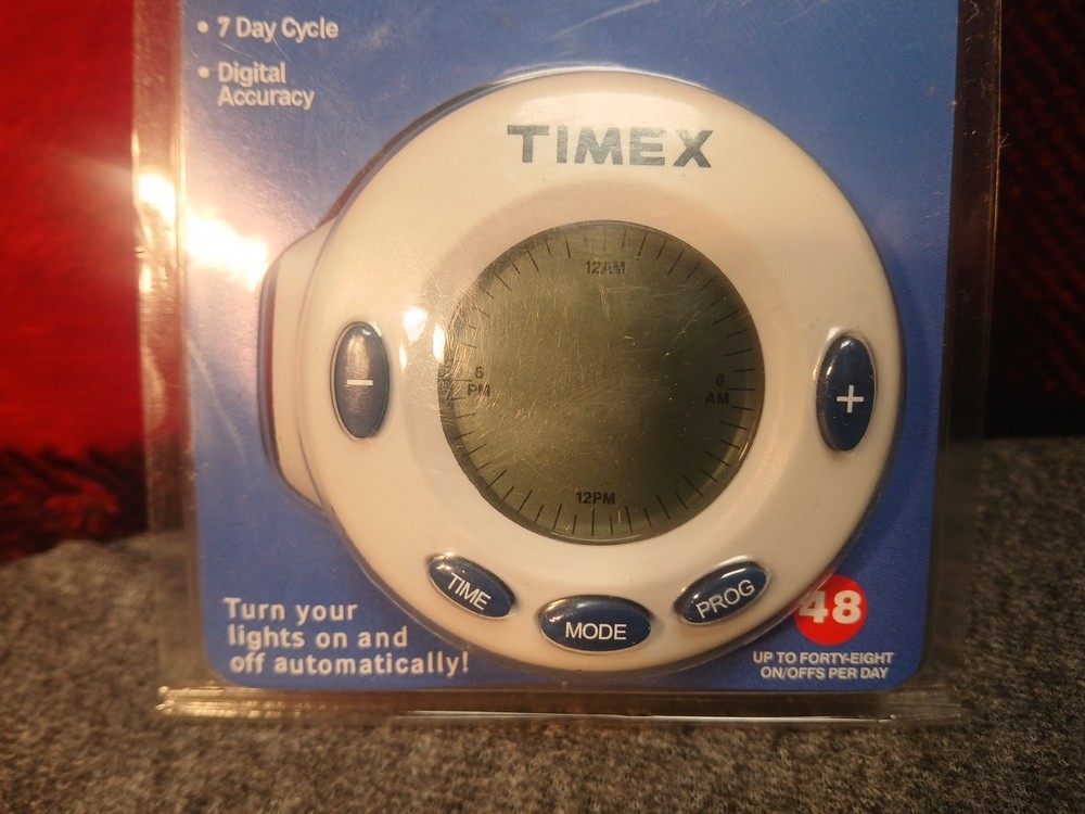 Timex Electronic 7-day Lamp Timer, Designed To Automatically Switch Lights On...
