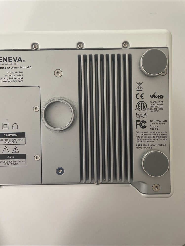 Geneva Sound System Model S White