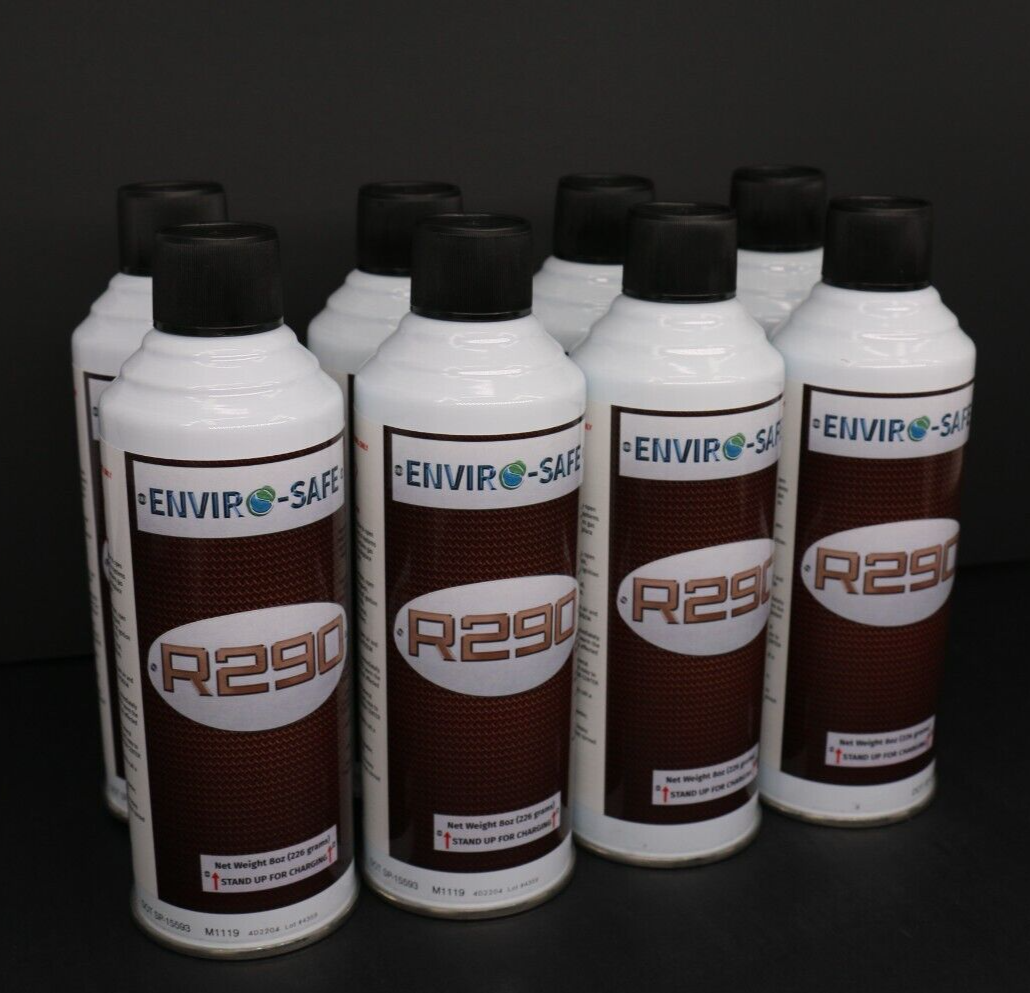 Envirosafe R290 Refrigerant, 8 cans/R290