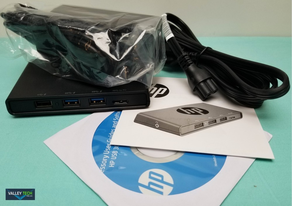 HP 3001PR USB 3.0 Port Replicator NEW!