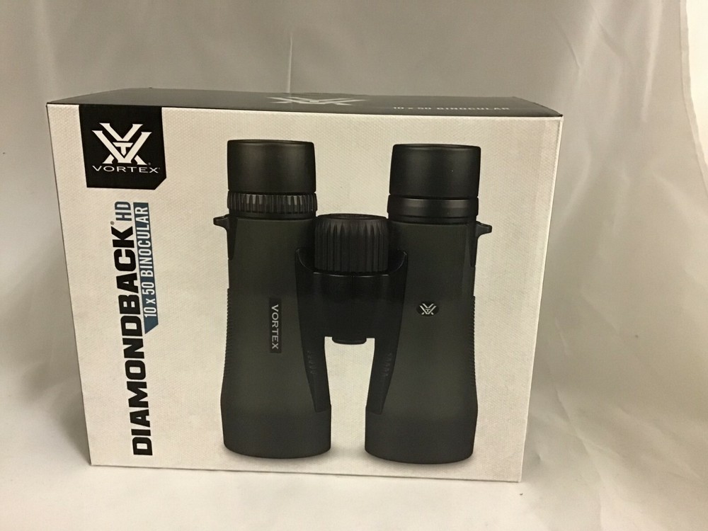 Vortex Optics Diamondback HD 10x50 Binocular w/ Vortex Harness Case and VX Hat