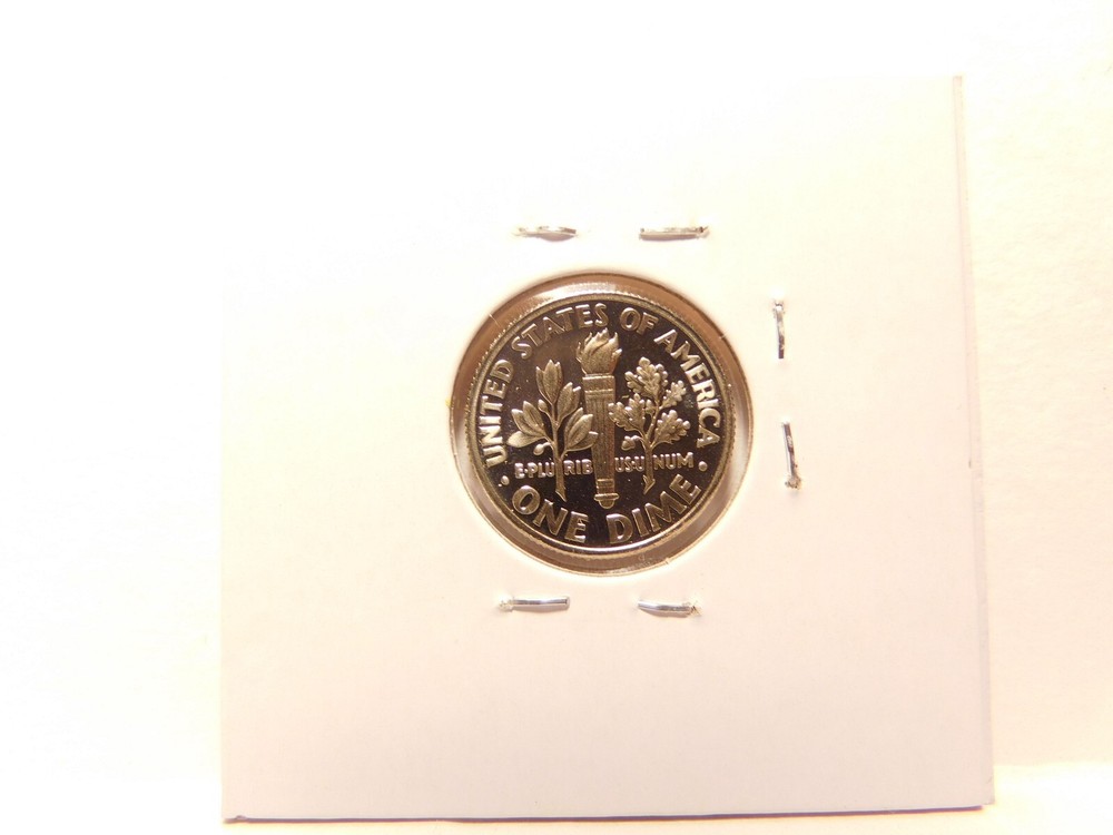 1992 S DCAM GEM PROOF ROOSEVELT DIME FROM US MINT PROOF SET