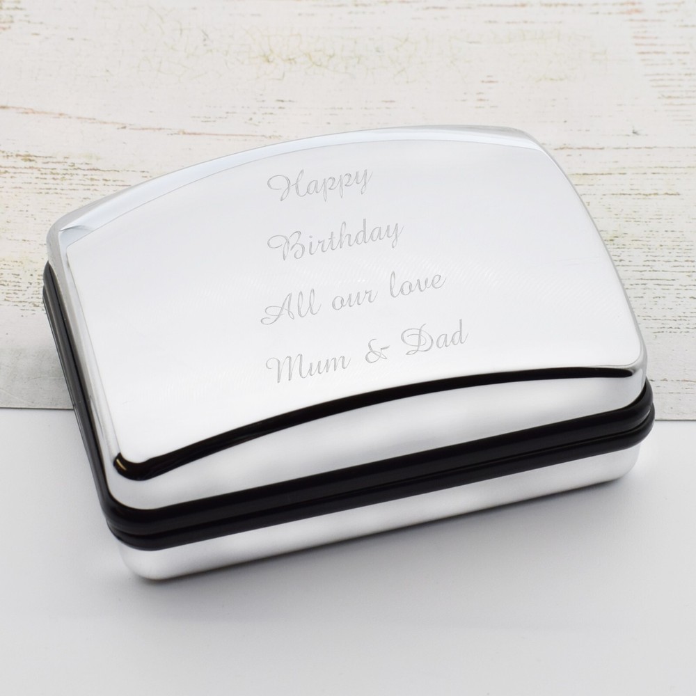Orange Segment Cufflinks Presented in a Personalised Chromed Box