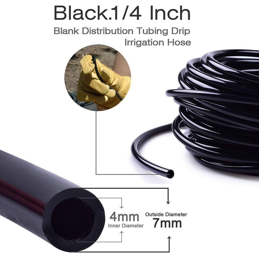 149' Drip Irrigation System Kit Automatic Garden Misting Plant Watering Drip Kit