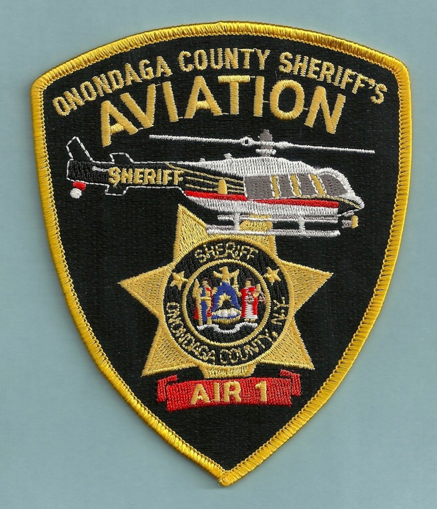 ONONDAGA COUNTY SHERIFF NEW YORK AVIATION UNIT HELICOPTER PATCH