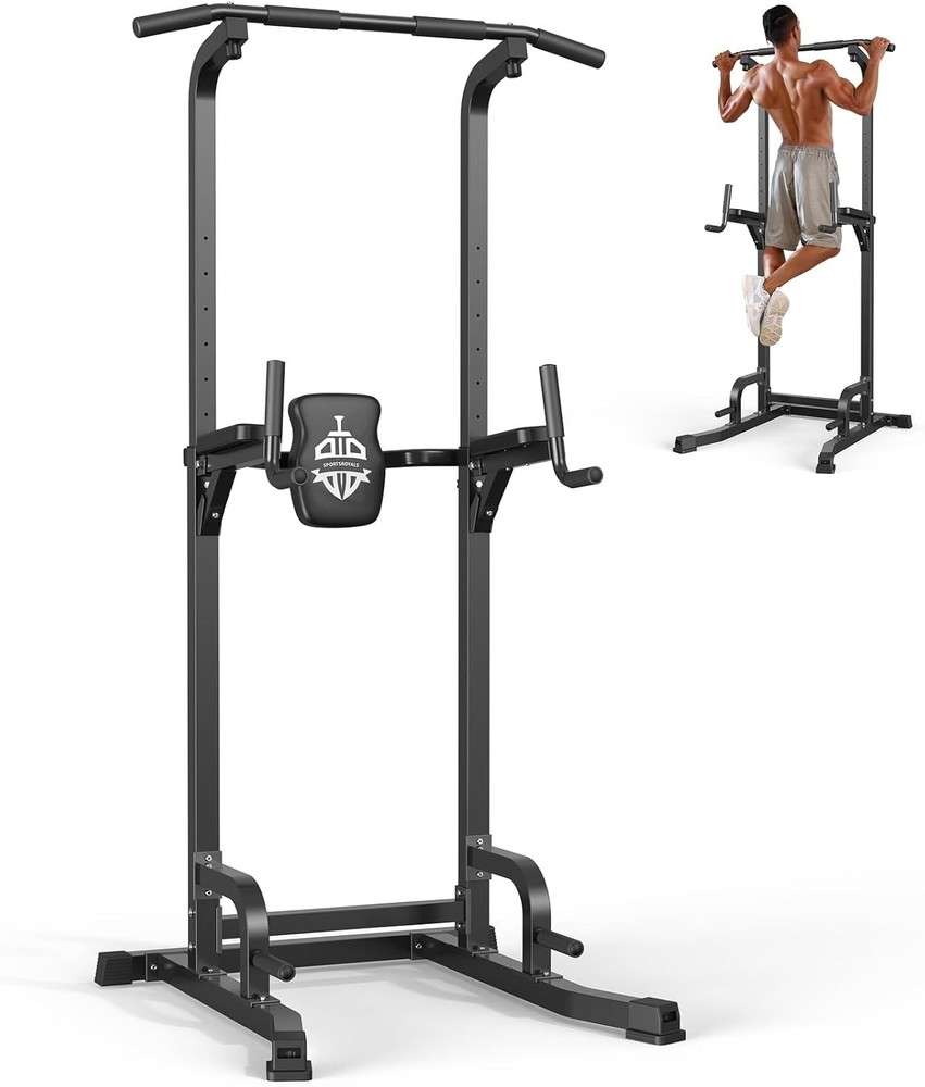 Compact Power Tower - Heavy-Duty Steel Pull Up Station for Strength Training