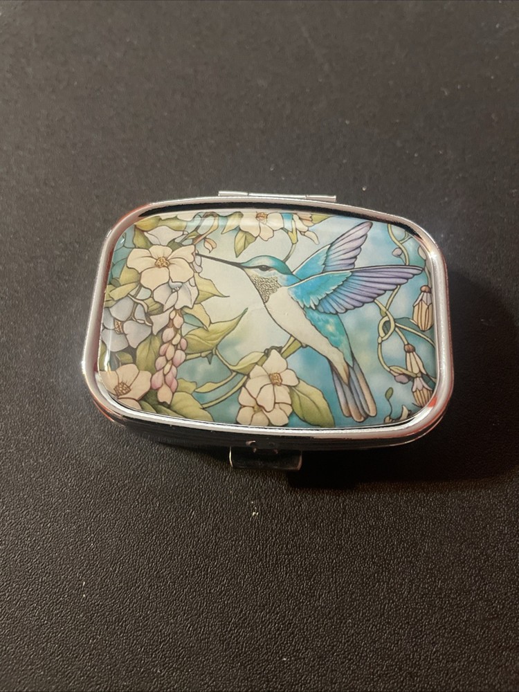 Humming Bird Trinket Or Pill Box