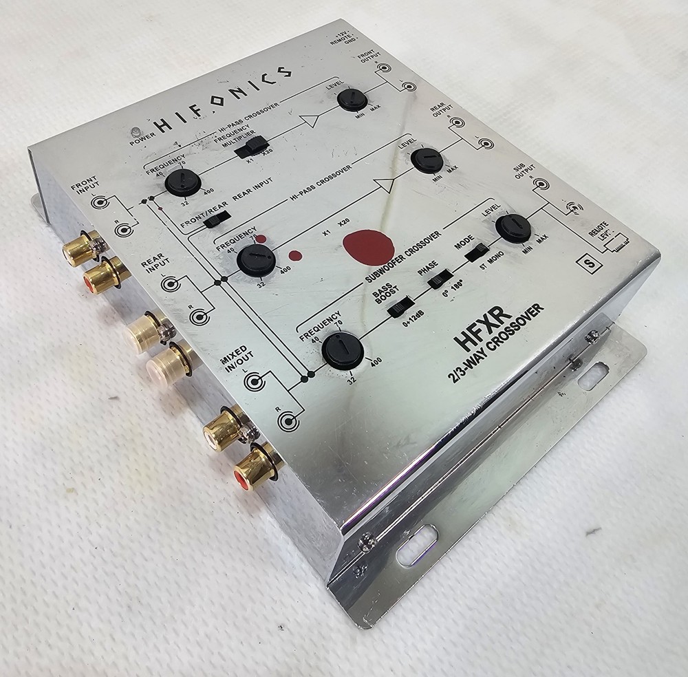 Hifonics HFXR 2-way / 3-way Active Crossover Unit Only