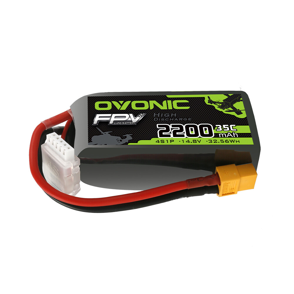 OVONIC 35C 2200mAh 14.8V 4S Lipo Battery With XT60 Plug For RC Aircraft jet Boat
