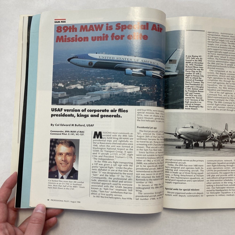 Professional Pilot - August 1990 Issue