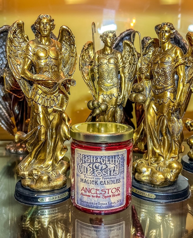 Ancestor Spell Candle for Communicating with the Other Side