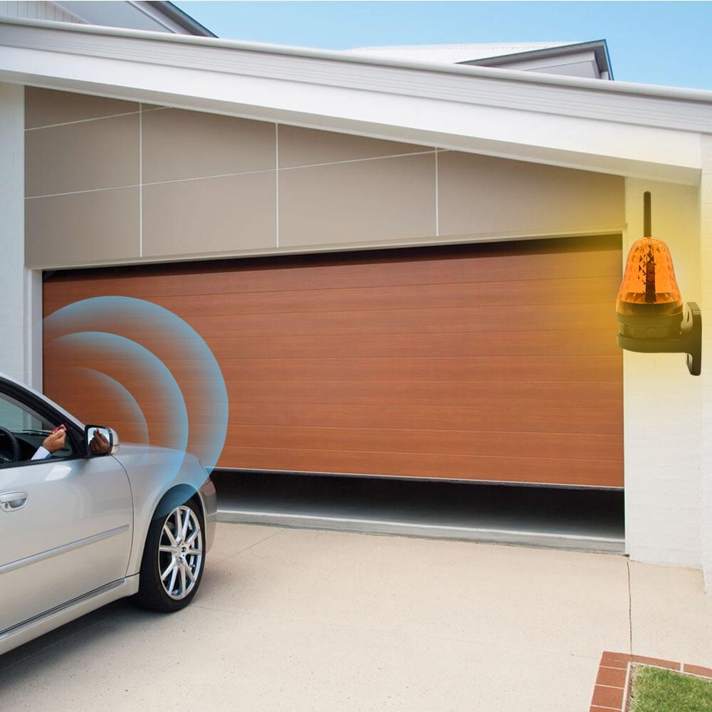 24V-265V AC DC Automatic Gate Opener Strobe Flash Lamp Alarm Wall Mount