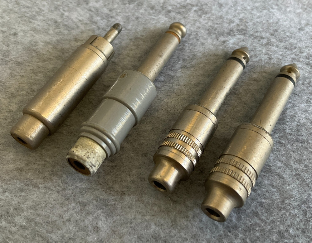 Mixed Lot: Vintage Audio Plug Adapter 4 items As-Is