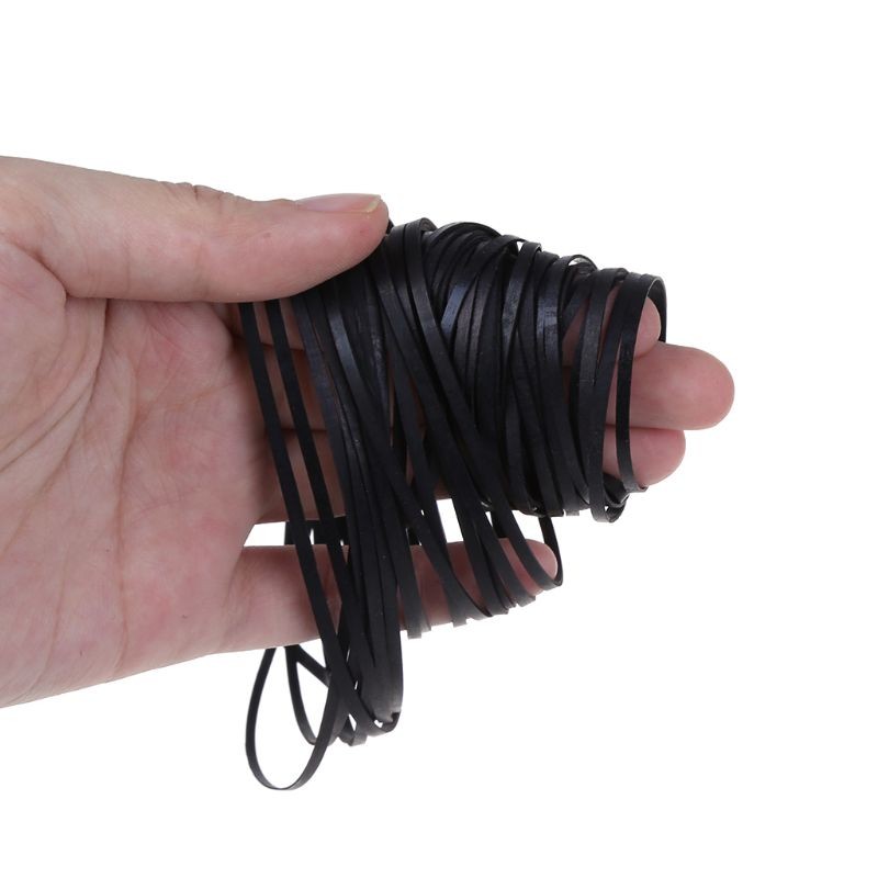 50x 4mm Universal Assorted Flat Rubber Belt for Recorders DVD Drives
