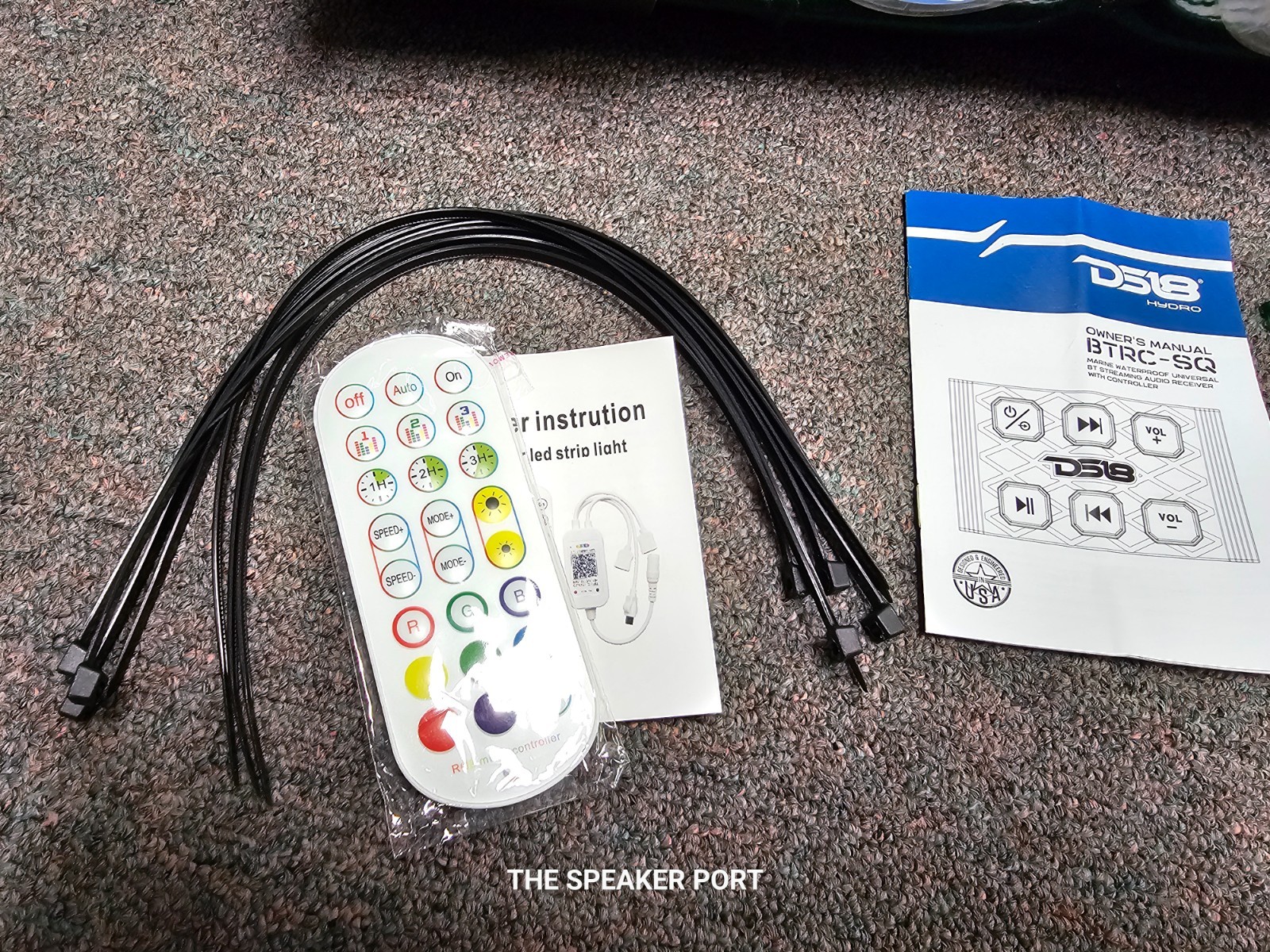 6" Bedroll - DS18 Marine Speakers, 2/2 Horn Tweeters, 1800W 4ch Amp, Bluetooth