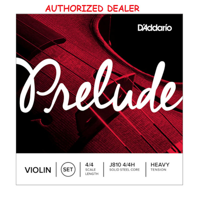 Prelude J810 4/4H Violin Strings Set Heavy 4/4 Scale
