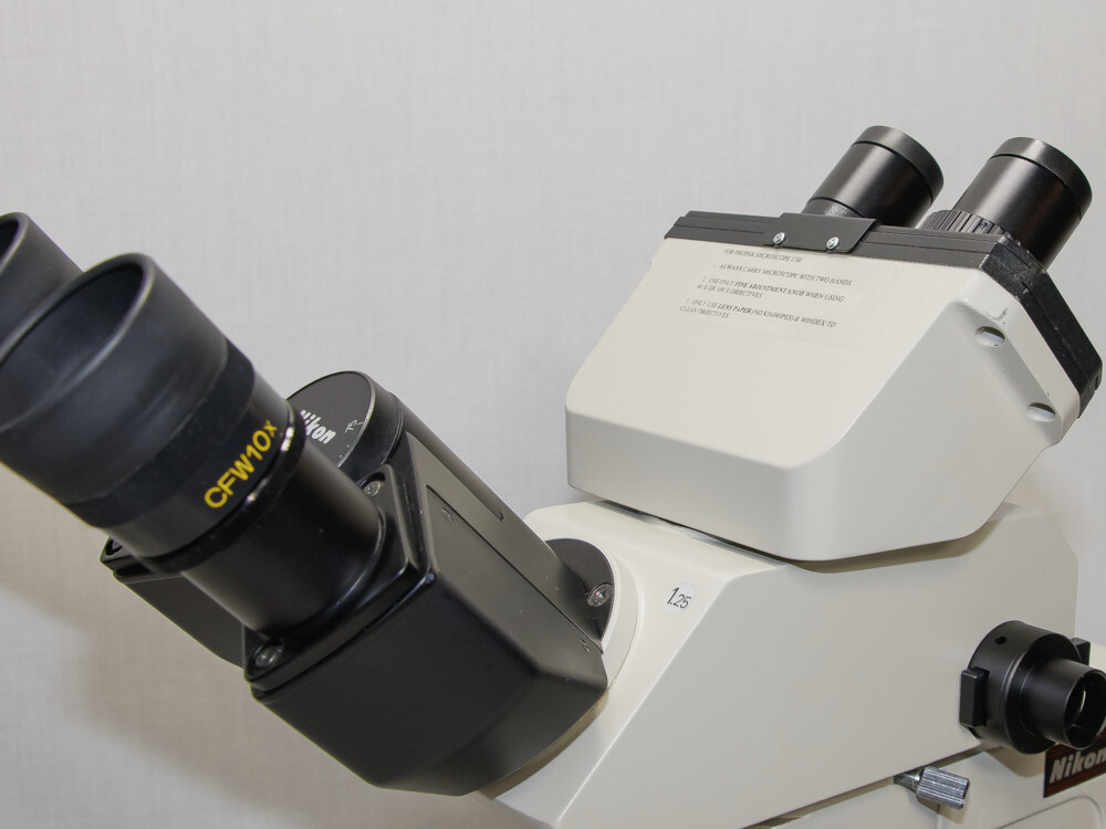 Cleaned Nikon Dual Observation Training Head for Optiphot, Labophot, Alphaphot