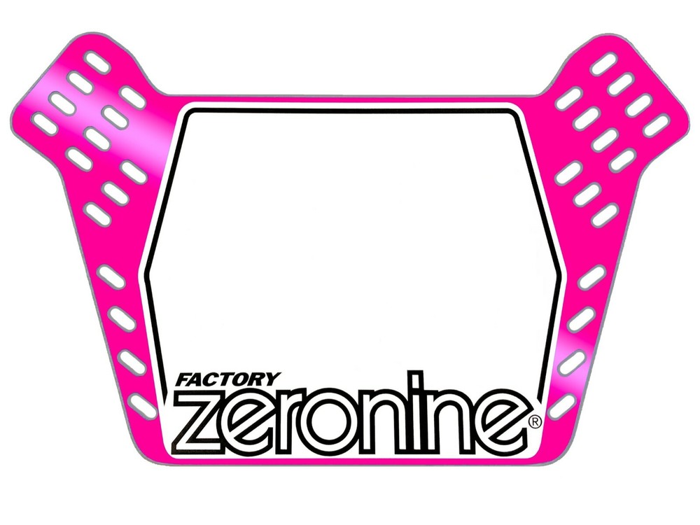 ZeroNine "Airflow Pro" BMX Numberplate