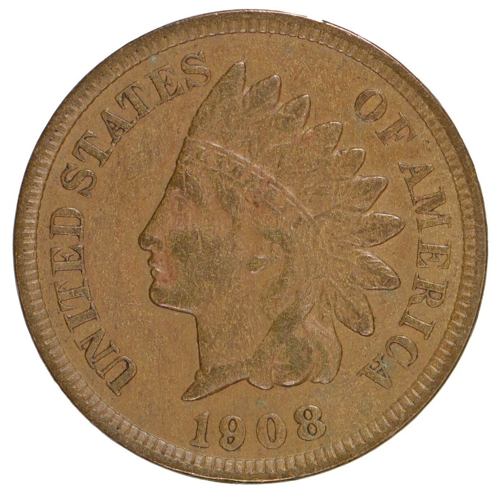 1908-S Indian Head Cent ~ VF/XF
