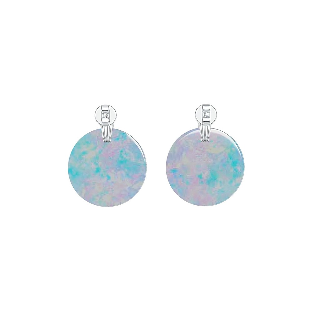 Sterling Silver Semi Mount Earrings Setting Round RD 20x20mm
