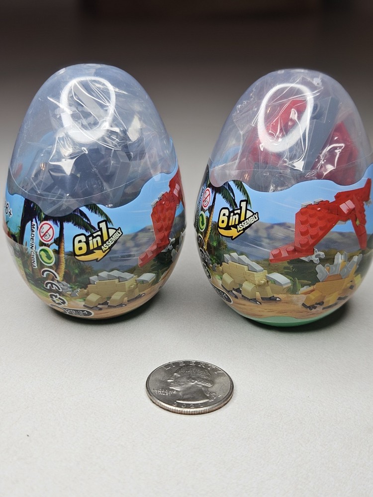 2 Blocks World Dinosaurs