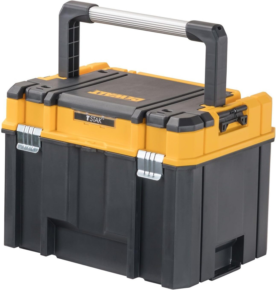 DEWALT TSTAK Tool Box, Deep, Long Handle, Extra Large Design, Fixed Divider