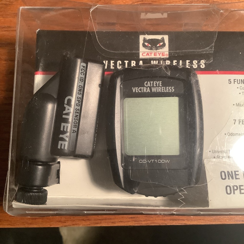 Cateye Vectra Wireless Bicycle Computer CC-VT100W Used