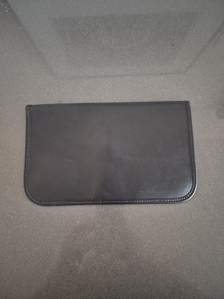 Michael Green Black Leather Pouch