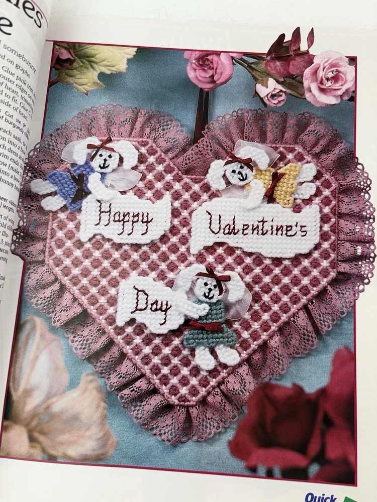 Plastic Canvas Magazine Quick & Easy Patterns Feb/March 2000 Tulips Spring /