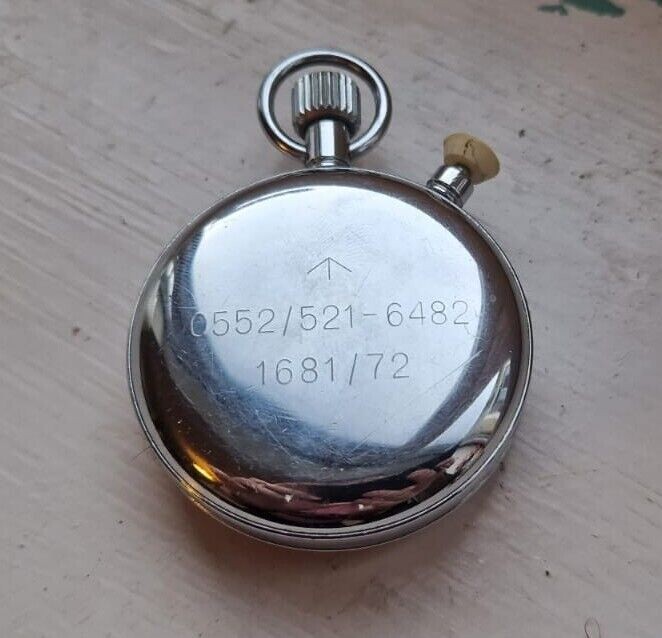 British Military issue 0552 Stop Watch Split seconds Chronograph Lemania