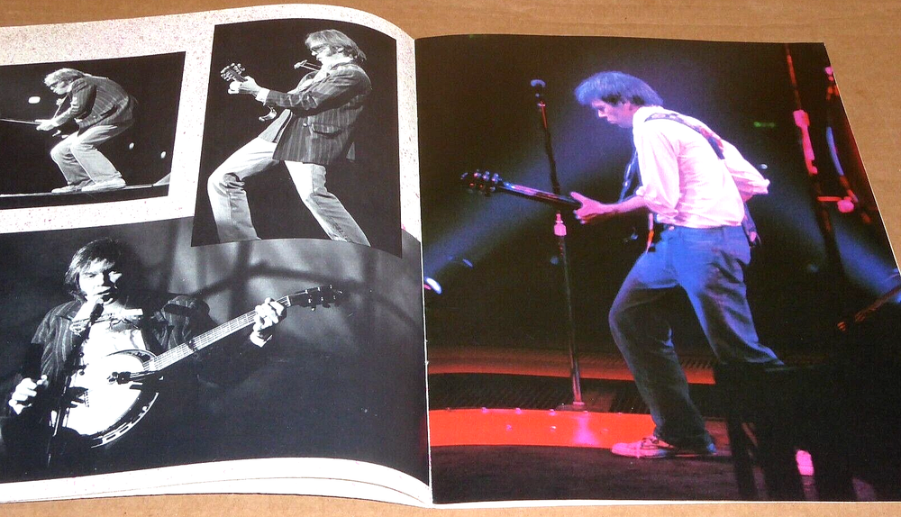Neil Young 1983 Tour Book concert souvenir program Everybody's Rockin'