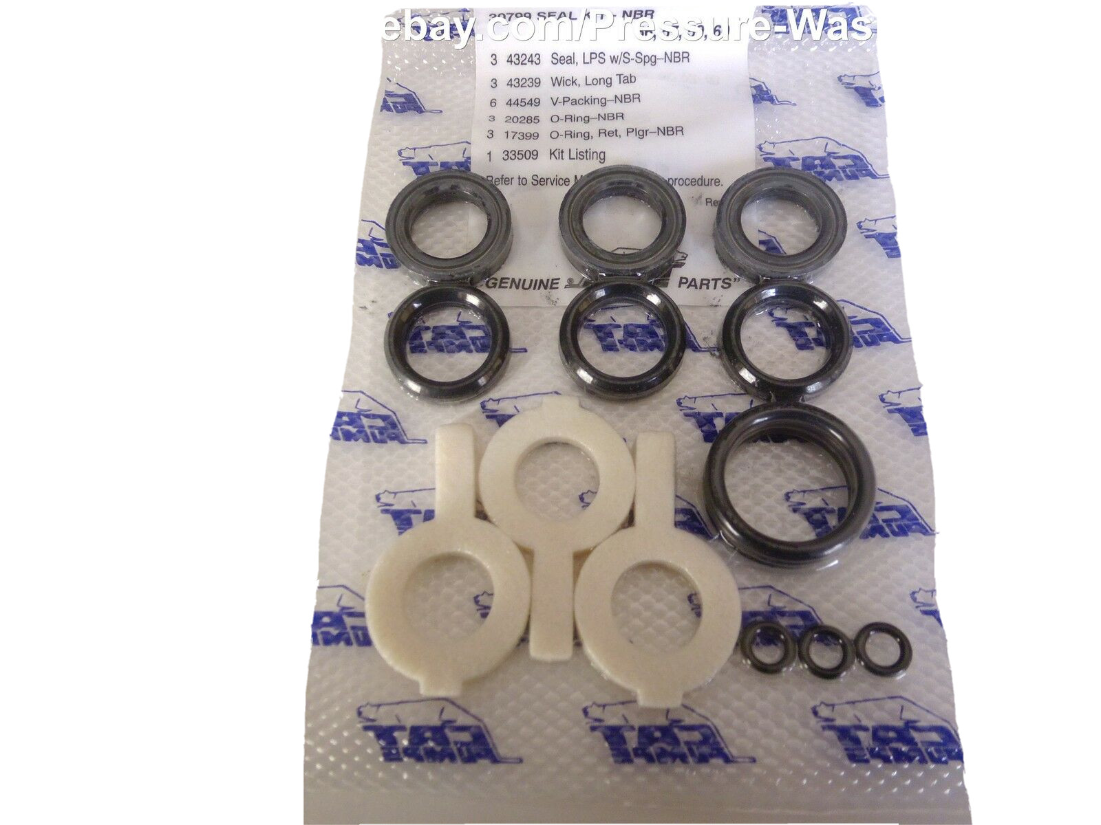 Seal Kit #30799 for Cat 56, 57, 59, 60  Cat Pumps