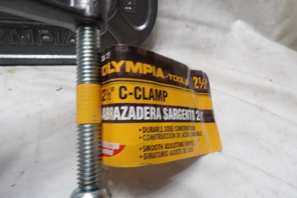 Olympia 2-1/2", 2-1/2" Extra Deep & 5" C-Clamps