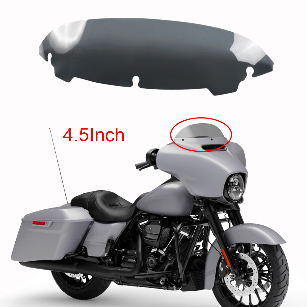 5'' Windshield Smoke Windscreen for Harley Davidson Electra Street Glide 2014-23