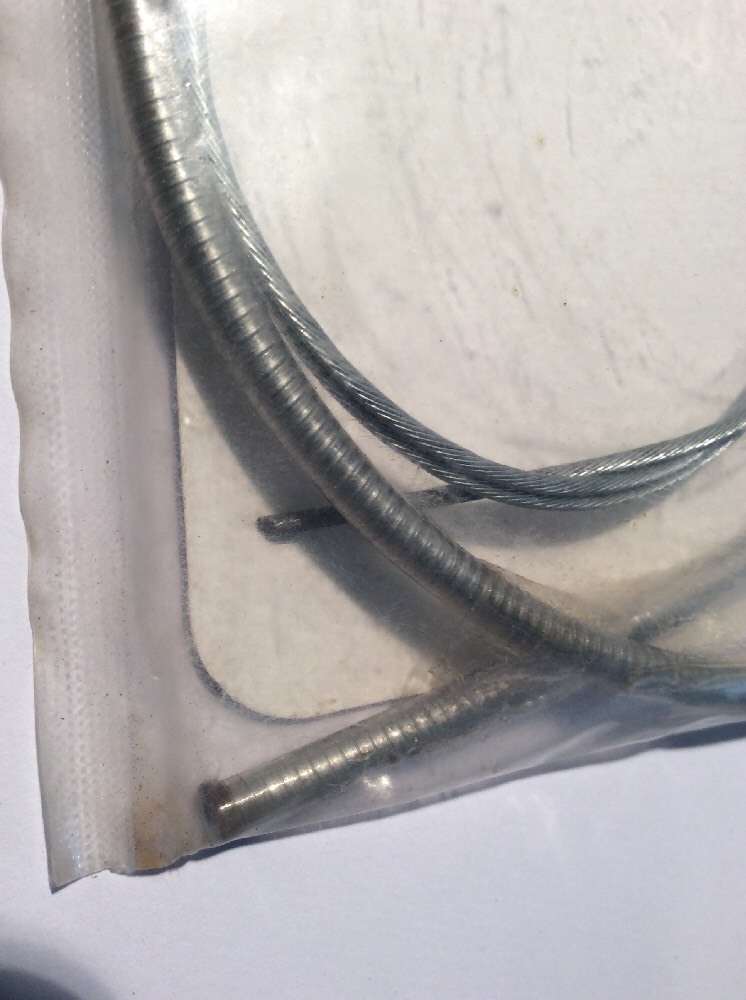 Paramount ATB Oversized Front Brake Cable and Lined Casing 17 985 Silver Crystal