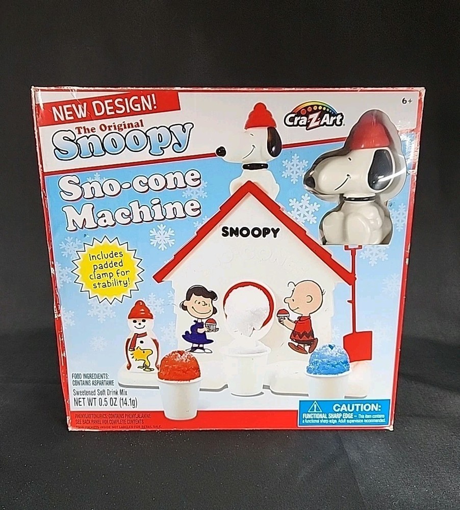 Snoopy Sno-Cone Machine Open Box, Never Been Used.