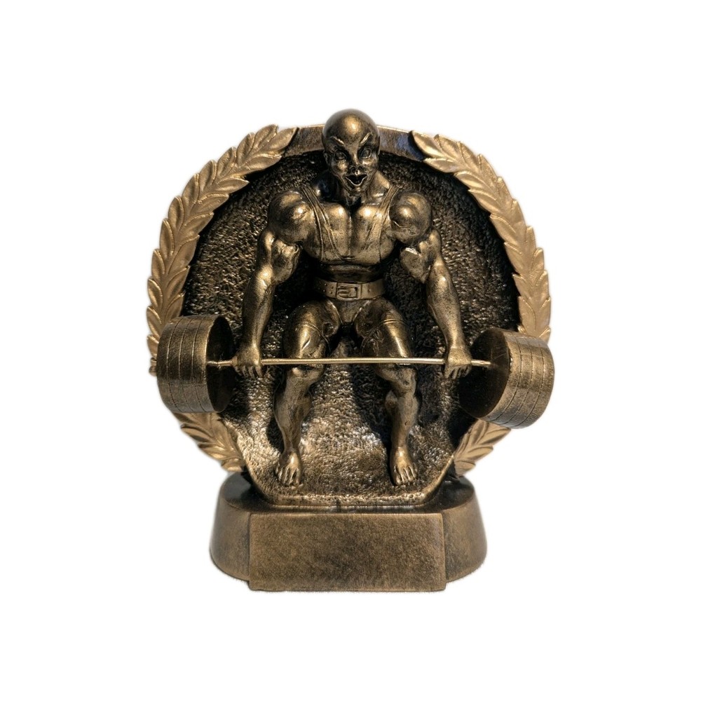 Weightlifting Trophy Decoration